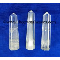 Crystal Quartz AB Grade 1.5 to 2 Inch Pencil 6 to 8 Facets