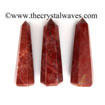 Red Jasper 1.5 to 2 Inch Pencil 6 to 8 Facets