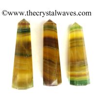 Fluorite 1.5 to 2 Inch Pencil 6 to 8 Facets