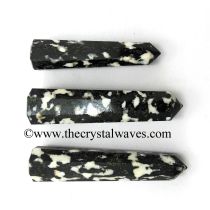 Black &amp; White Tourmaline 2&quot; to 3&quot; Pencil 6 to 8 Facets