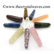 Mix Gemstone 2&quot; to 3&quot; Pencil 6 to 8 Facets