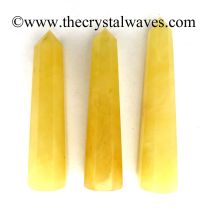 Yellow Aventurine 3&quot;+ Pencil 6 to 8 Facets