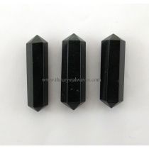 Black Agate 2 - 3&quot; Double Terminated Pencil
