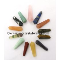 Mix Assorted Gemstone 3&quot; + Double Terminated Pencil