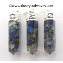 Lapis Lazuli Orgone Capped Pencil Pendant