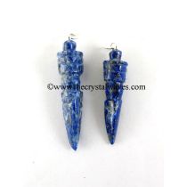 Lapis Lazuli Phurba Pendant