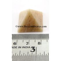 Peach Moonstone 15 - 25 mm wholesale pyramid