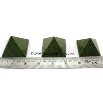 Grass Jasper  35 - 55 mm wholesale pyramid