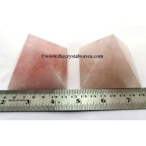 Rose Quartz  more than 55 mm Large wholesale pyramid