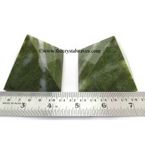 Grass Jasper more than 55 mm Large wholesale pyramid