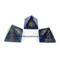Lapis Lazuli  Usui Reiki Pyramid