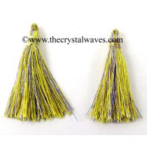 Yellow &amp; Violet Color Tassels