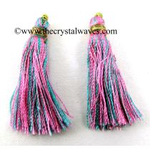 Pink &amp; Turquoise Color Tassels