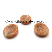 Peach Moonstone Worry Stones / Thumb Stones