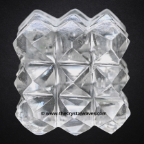 Crystal Quartz Good Quality Lemurian 54 Pyramid Power Cube