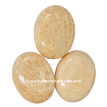 Cream Moonstone Palmstones Shapes