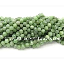 Green Jade Round Beads