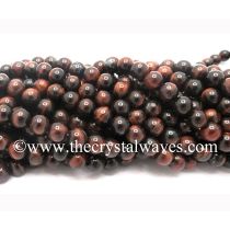 Red Tiger Eye Agate 8 mm Round Beads