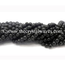 Black Agate 8 mm Round Beads