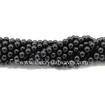 Black Tourmaline 8 mm Round Beads