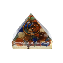 Chakra Small Orgone Pyramid