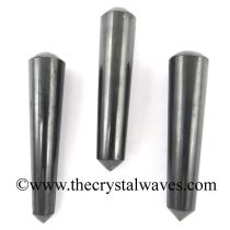 Shungite Smooth Pointed Massage Wands 