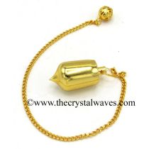 Metal Dowsing Pendulum Golden Style 16