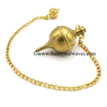 Metal Dowsing Pendulum Golden Style 26