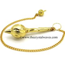Metal Dowsing Pendulum Golden Style 28