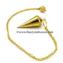 Metal Dowsing Pendulum Golden Style 30