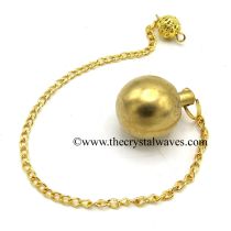 Metal Dowsing Pendulum Golden Style 31