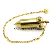 Metal Dowsing Pendulum Golden Style 29