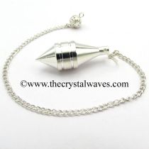 Metal Dowsing Pendulum Silver Style 37