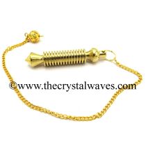 ISIS Metal Dowsing Pendulum Golden Style 48