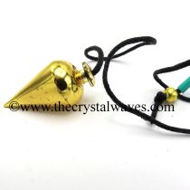 Metal Dowsing Pendulum Brass Style 45