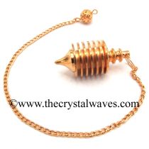 Broad ISIS Shape Copper Pendulum With Hollow Compartment Style 33