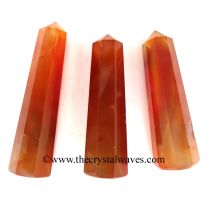 Red Banded Onyx Chalcedony 1.5 to 2 Inch Pencil 6 to 8 Facets