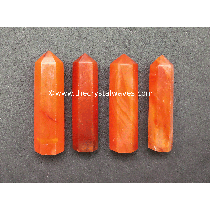 Carnelian  2" to 3" Pencil 6 to 8 Facets
