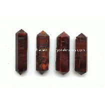 Red Tiger Eye 2 - 3&quot; Double Terminated Pencil