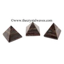 Red Tiger Eye Agate less than 15mm pyramid