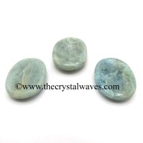 Aquamarine Worry Stones / Thumb Stones