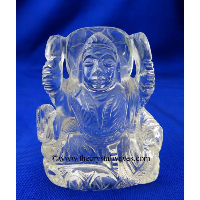   Crystal Quartz Hand Carved Goddess Laxmi Ji Good Quality