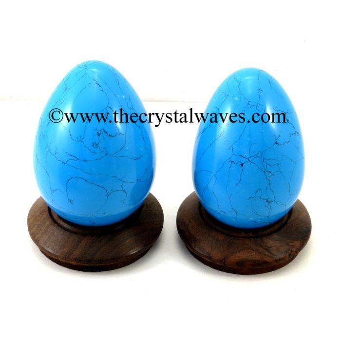 Turquoise W/Black Matrix (Manmade) Eggs