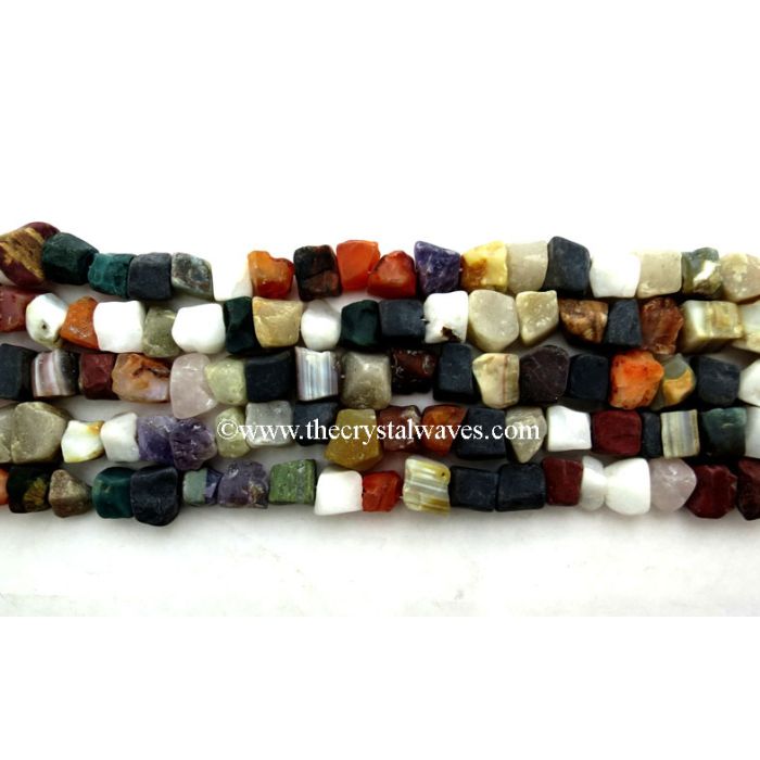 Multi-Color Hand Knapped Square Nuggets