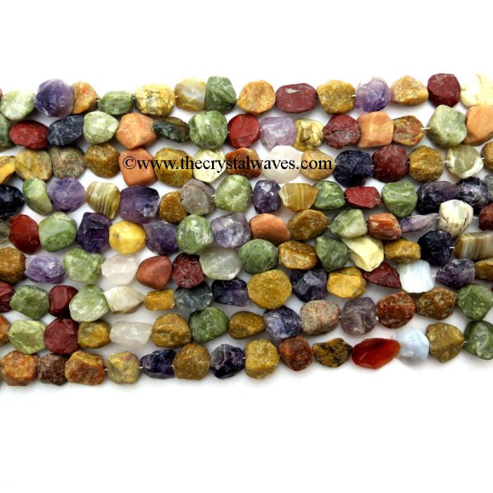 Multi-Color Hand Knapped Coin Nuggets