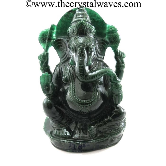 Exclusive Green Aventurine Hand Carved Ganesh