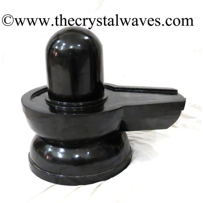 Exclusive Black Agate Hand Carved Shivaling