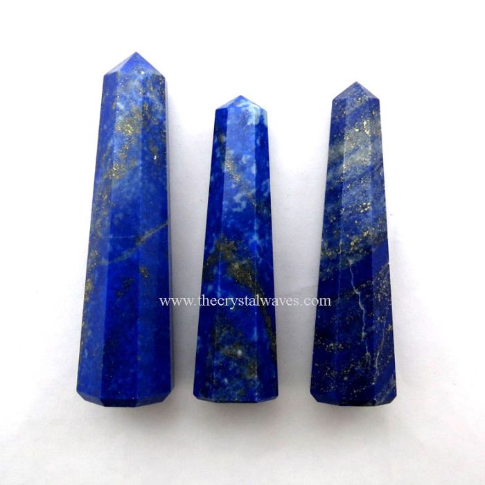 Lapis Lazuli 2" to 3" Pencil 6 to 8 Facets