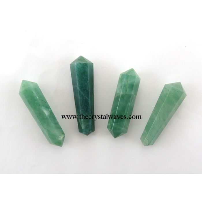 Green Aventurine Crystal Double Terminated Pencil Points