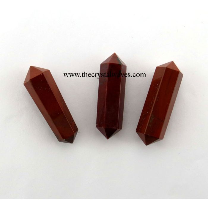 Red Jasper Crystal Double Terminated Pencil Points